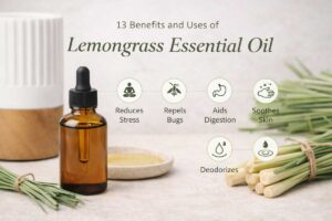 Lemongrass essential oil benefits and uses