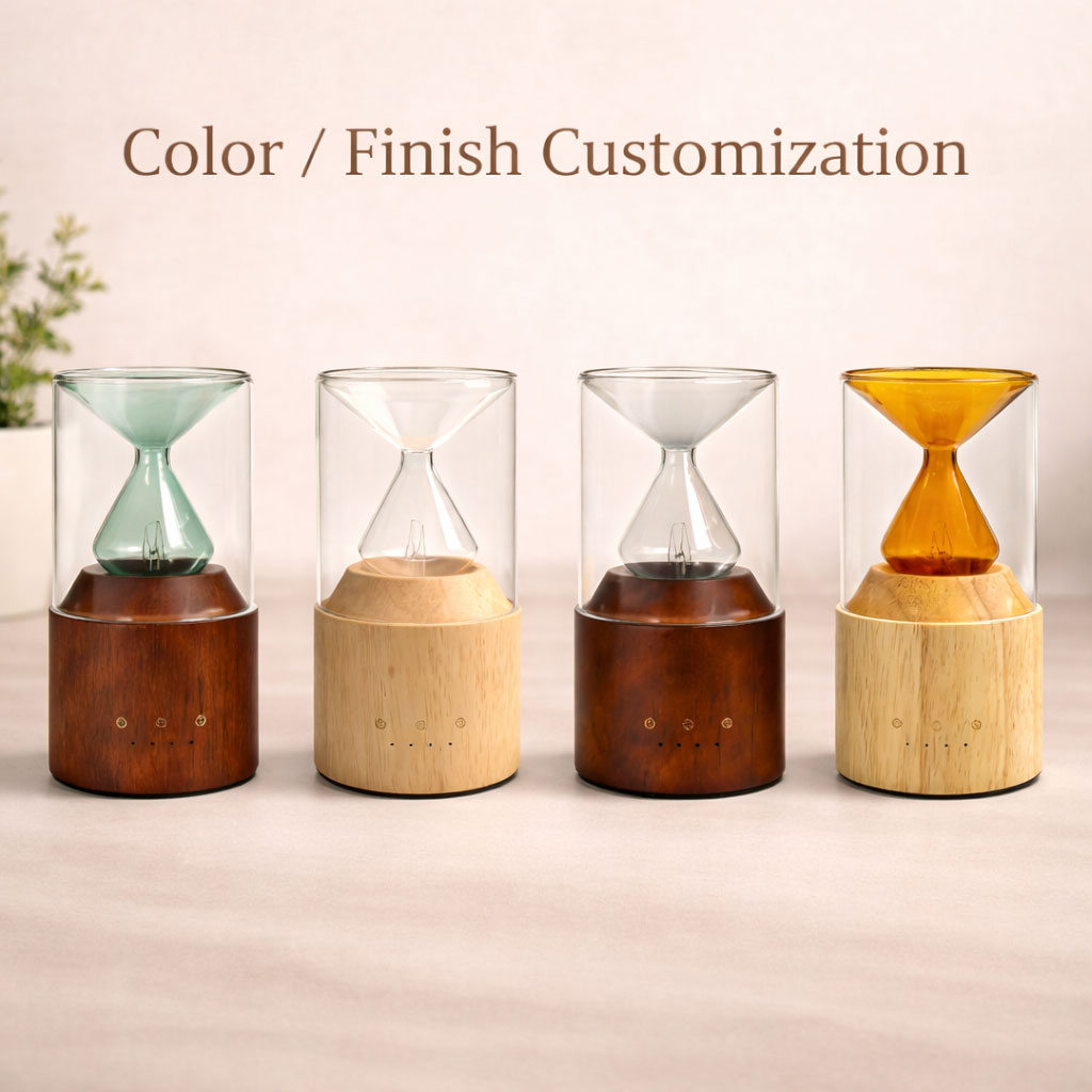 Diffuser color and finish customization options