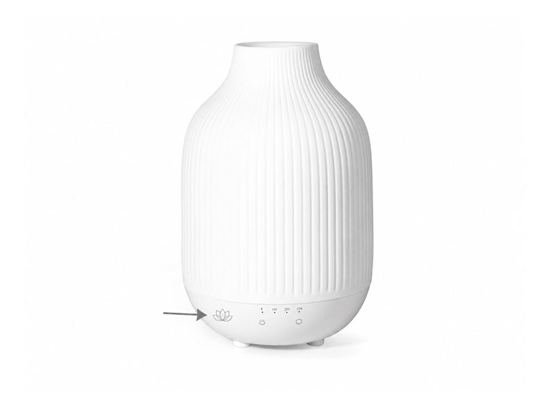 Laser engraving logo ceramic diffuser